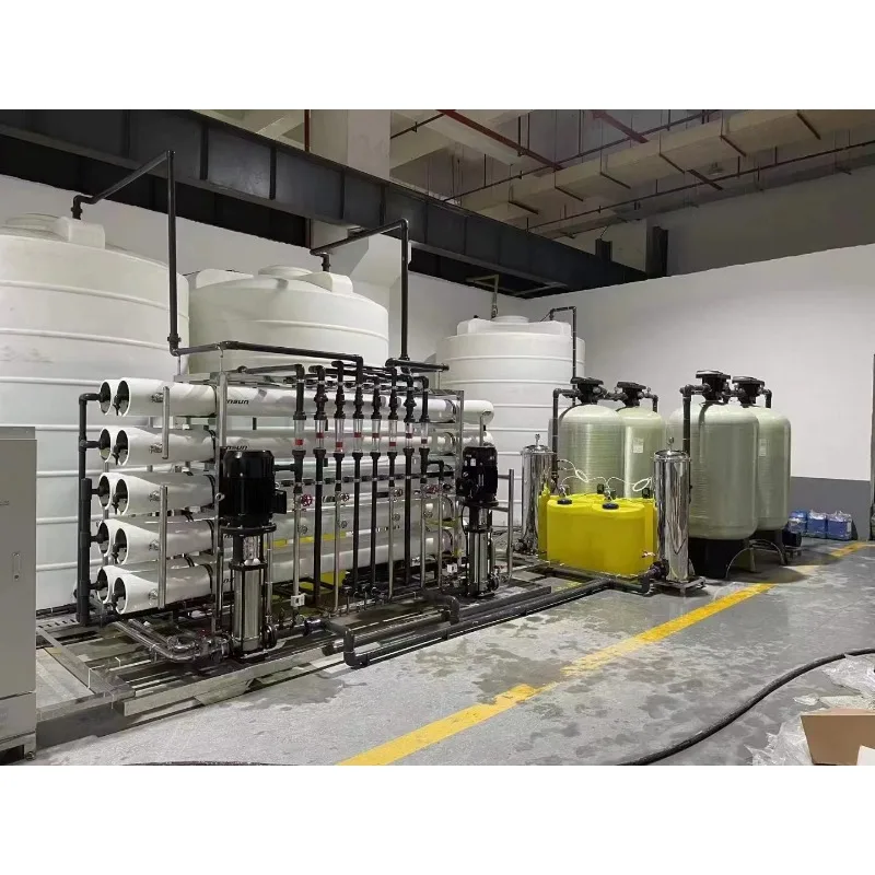 Pabrik Sistem SWRO 25000L-50000L Instalasi Desalinasi Air Laut Asin Instalasi RO Air Laut dengan Garansi 1 Tahun dan Pompa