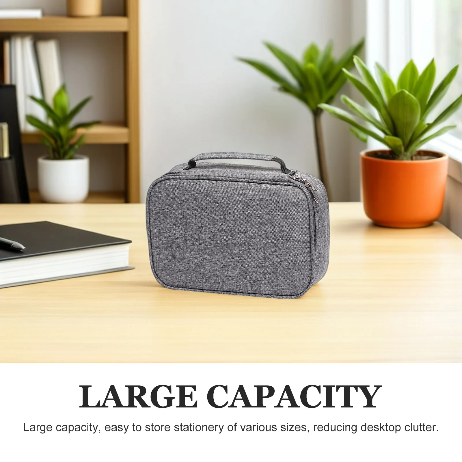 مقلمة مقاومة للماء ذات سعة كبيرة مكونة من 72 فتحة منظم محمول لأقلام الرصاص الملونة وحقيبة أقلام رصاص بسحاب للتخزين