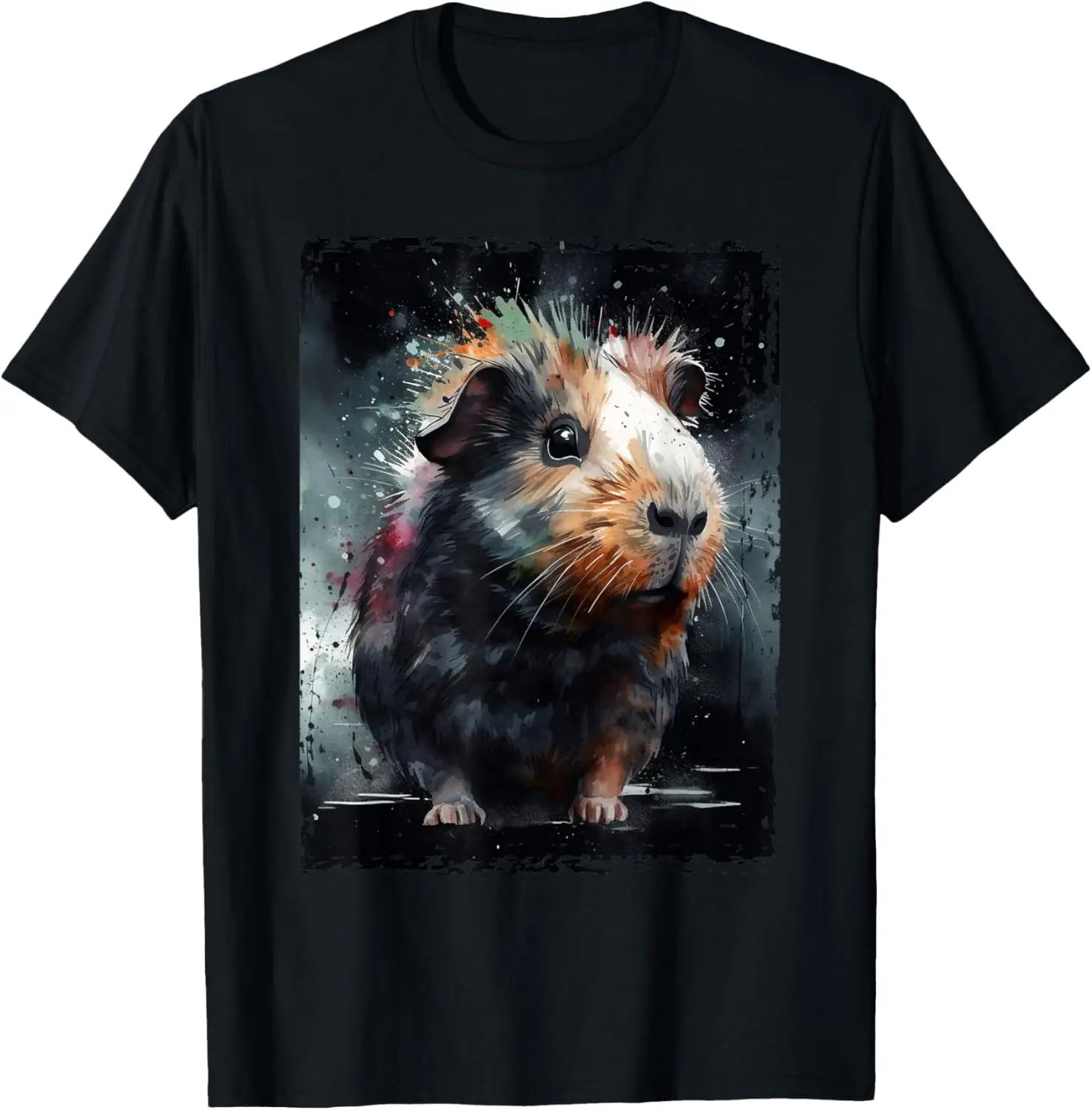 

Guinea Pig Shirt Furry Potato Watercolor Guinea Pig Funny T-Shirt