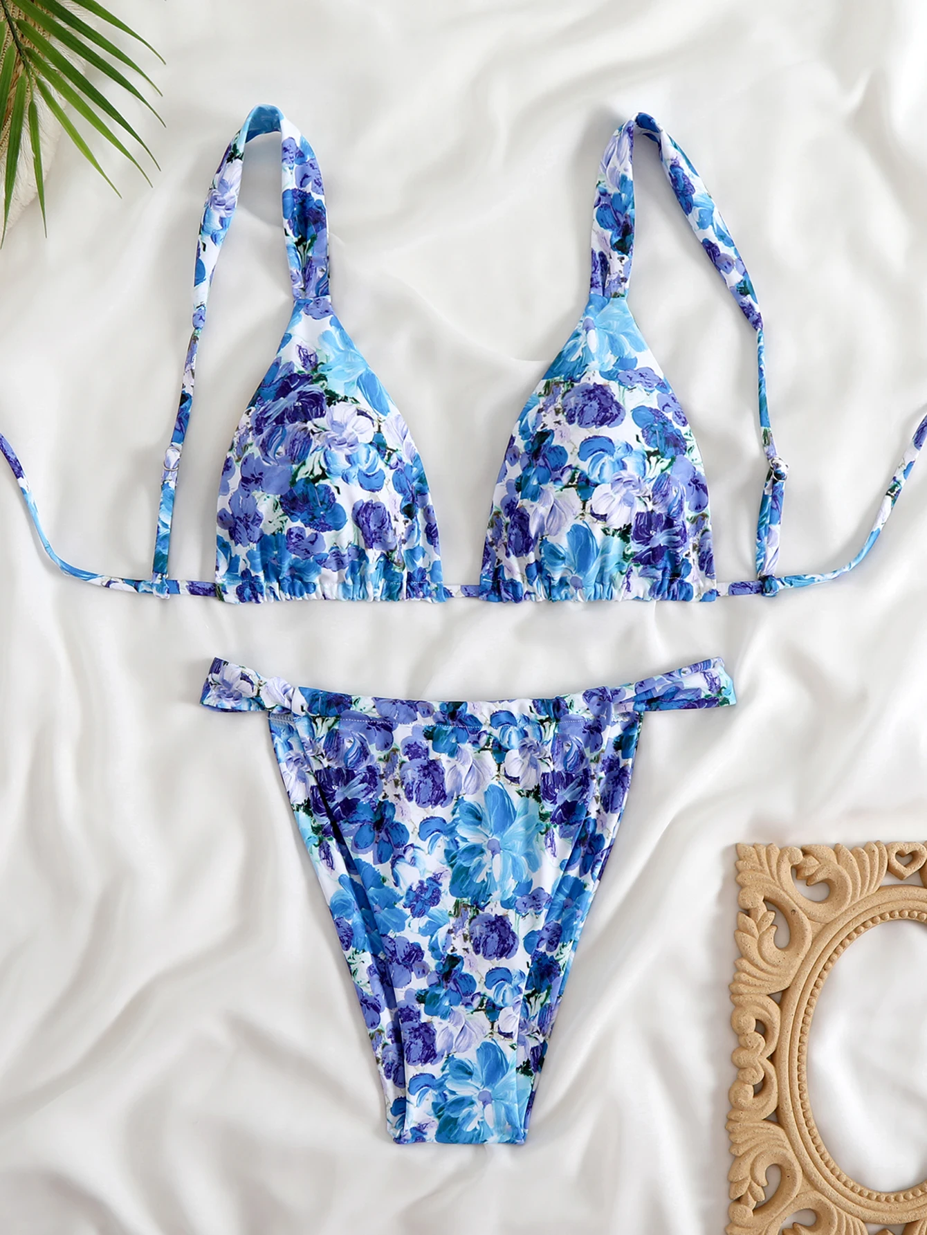 Brazylijskie stringi bikini z paskami, seksowny strój kąpielowy damski z nadrukiem, kostium kąpielowy damski do pływania, strój do kąpieli, strój kąpielowy, 2025