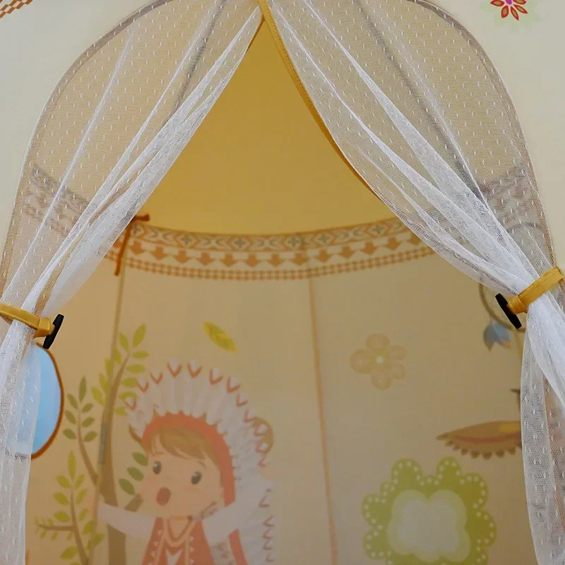 ألعاب أطفال قابلة للطي وسهلة الحمل للفتيات والفتيان، منزل لعب، خيمة داخلية خارجية، هدية عيد ميلاد للأطفال، جديد #4