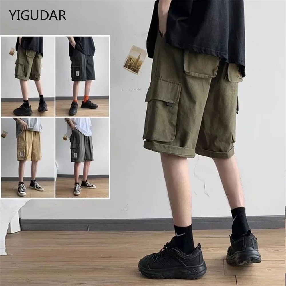

Summer Cargo Shorts Men Cool Camouflage Cotton Casual Mens Short Pants Brand Clothing Comfortable Camo Men Cargo Shorts No Belt