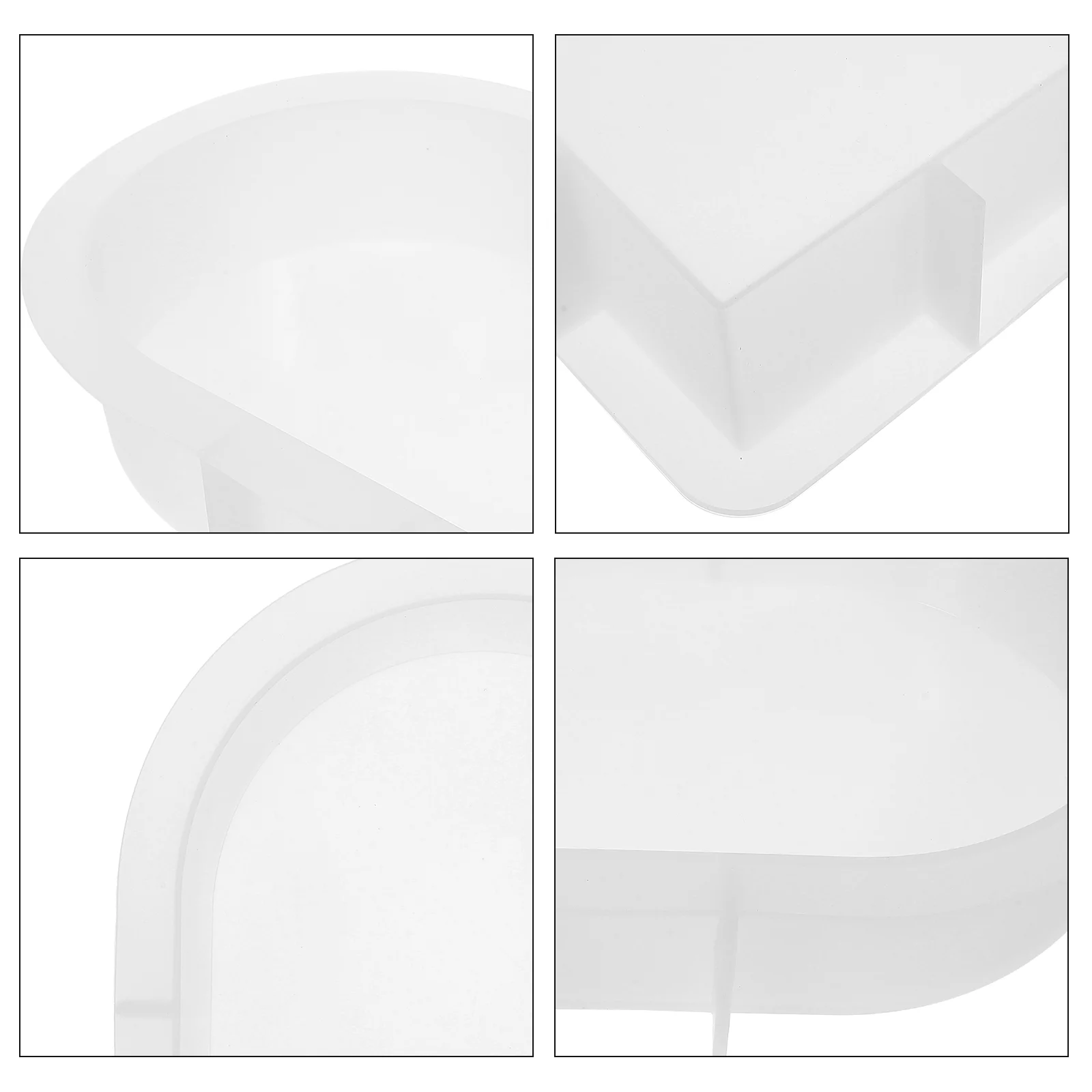 Silcone Molds for Candles Table Silicone Arch Bookend Casting DIY Decor White Silica Gel