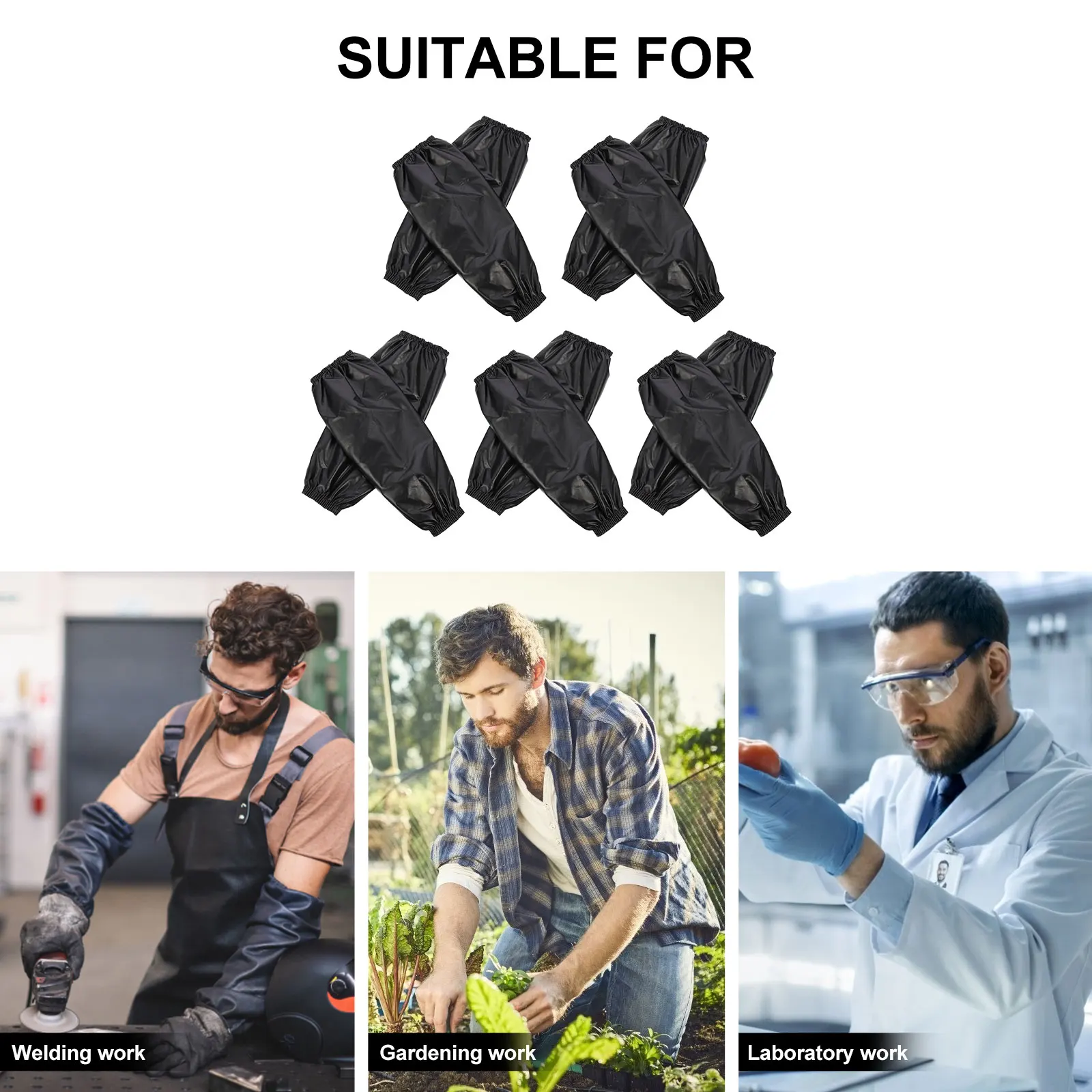 

5 Pairs Arm Sleeves for Women Anti-scalding and Thermal Insulation Heat Resistant Miss Protective