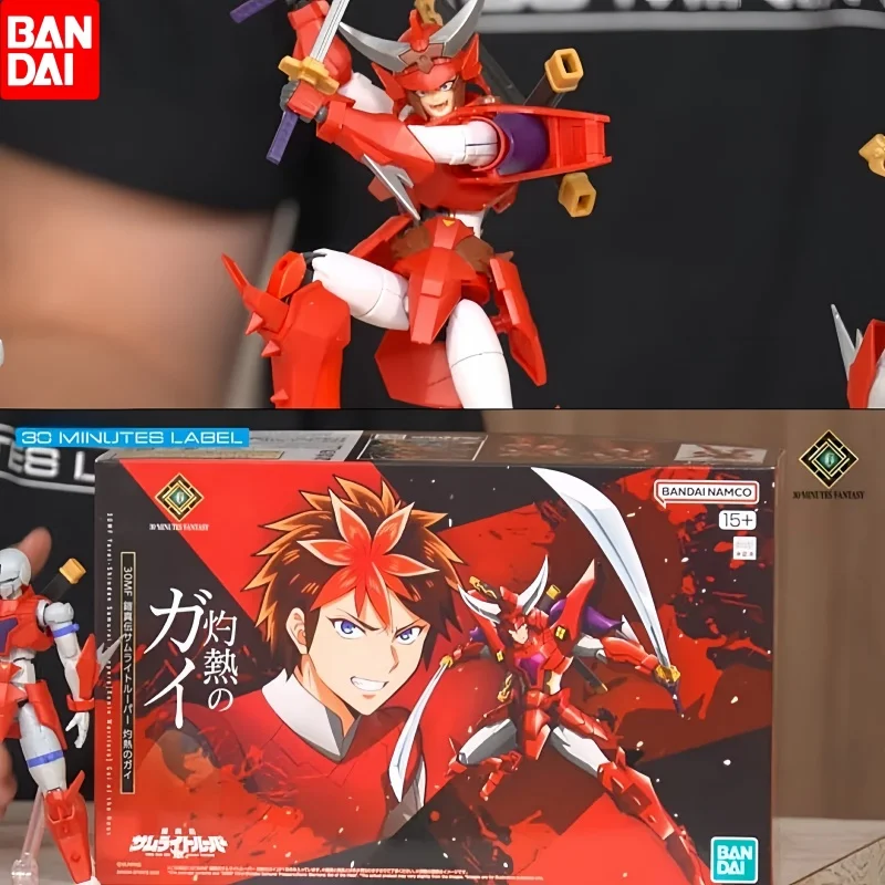 

Bandai Model Kit 30mf Armor Legend Samurai Troopers Guy Of The Scorching Heat Assembly Action Figure Anime Birthday Gift Toys