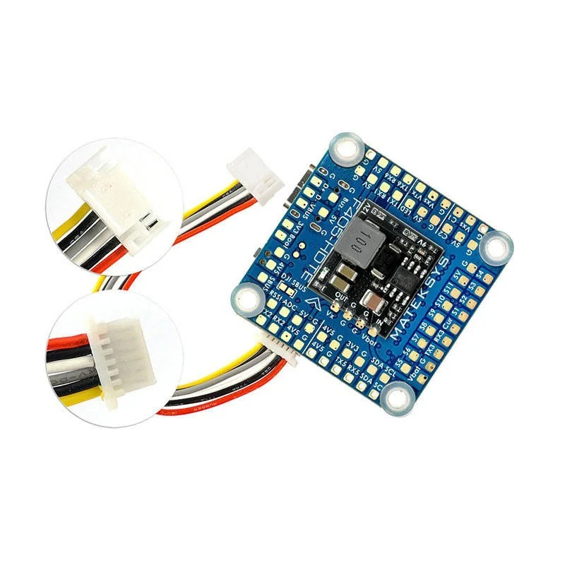 MATEK F405-HDTE F4 Flight Controller STM32F405 Built-in Dual BEC OSD Blackbox 3~12S LiPo 30X30mm for FPV Drone Instead F722-HD