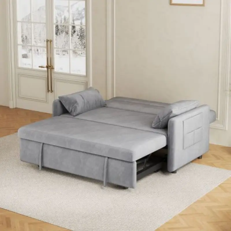 Sofa pullout bed includes two pillows 54 