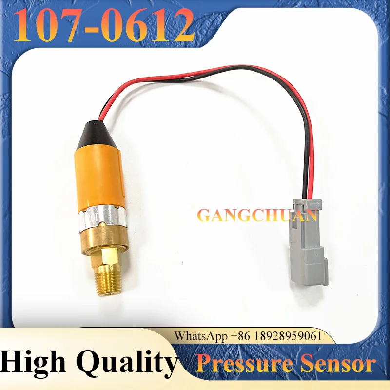 

High Quality Oil Pressure Sensor 107-0612 1070612 for Caterpillar CAT 330B E330B Excavator Parts
