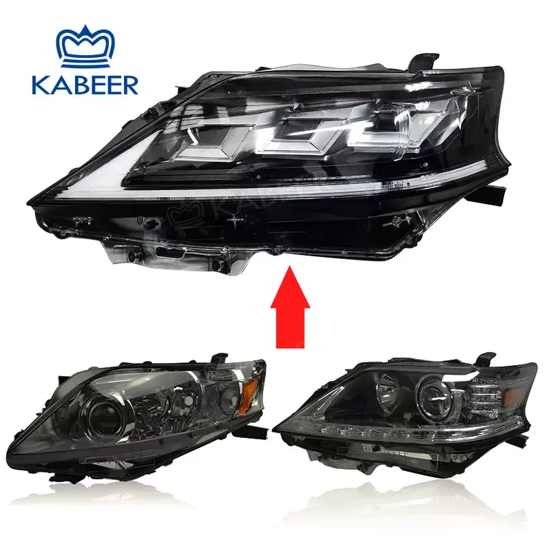 

Модифицированный светоизлучающий диод Kabeer RX для 2009-2015 RX270 RX350 RX450h, Модернизированный в 3-лучевую лампу стандартной галогенности