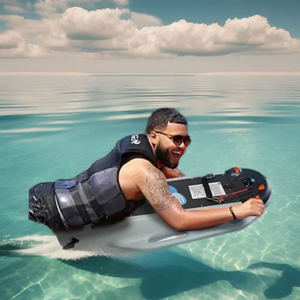 

15KMH Быстрая скорость гидроцикла Лодка для водных видов спорта Развлечения Электрическая моторная лодка