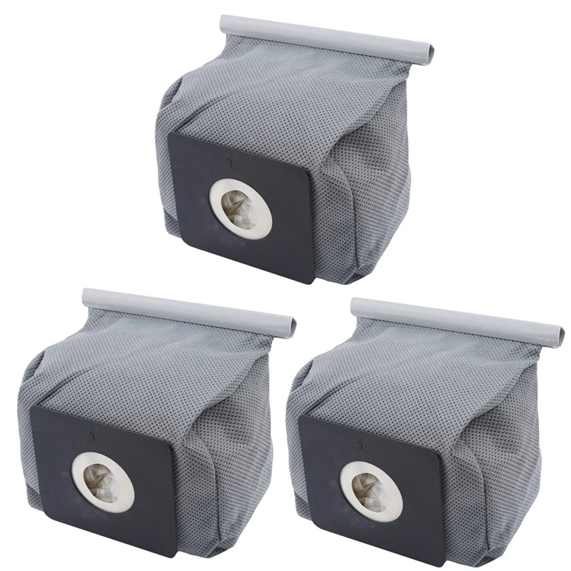 3 pçs lavável universal aspirador de pó pano sacos para philips electrolux lg haier samsung aspirador 13x12cm