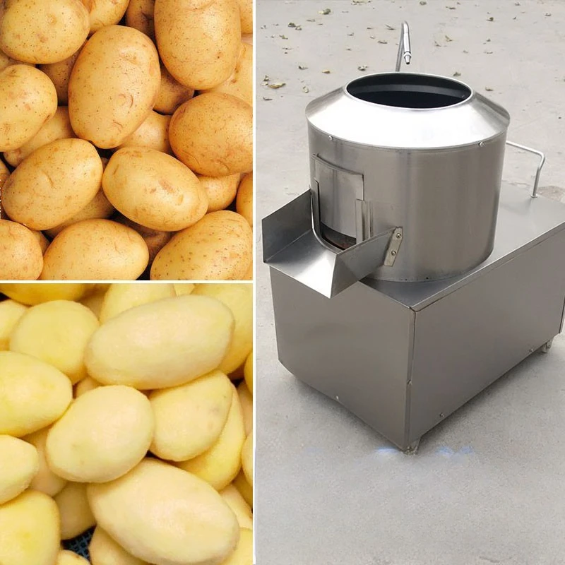 Commercial automatic potato peeler, stainless steel potato peeler
