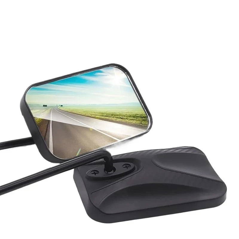 Motorcycle Rearview Mirror Wide Angle View Anti Glare Side Mirrors for Scooter ATV Compatible with LONCIN Foton