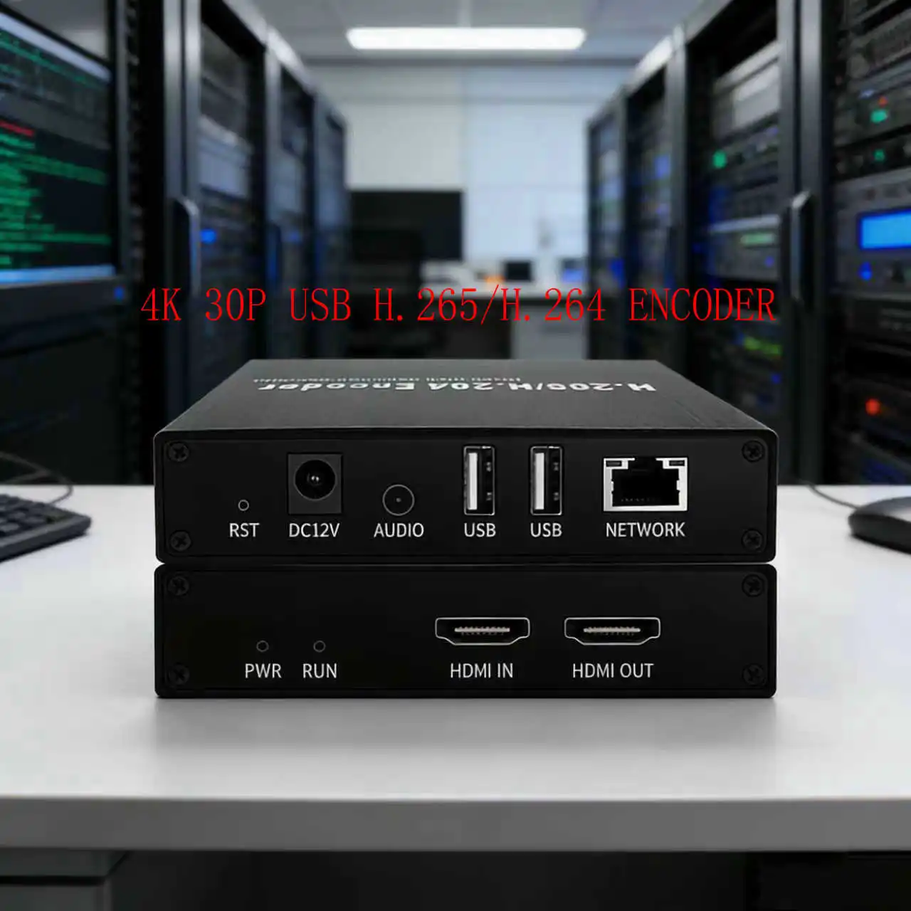 HD 4K Encoder Live Streaming H.265 HEVC H.264 WiFi HDMI naar IP Video Encoder met TF-kaart opname RTMP RTSP SRT UDP HLS ONVIF