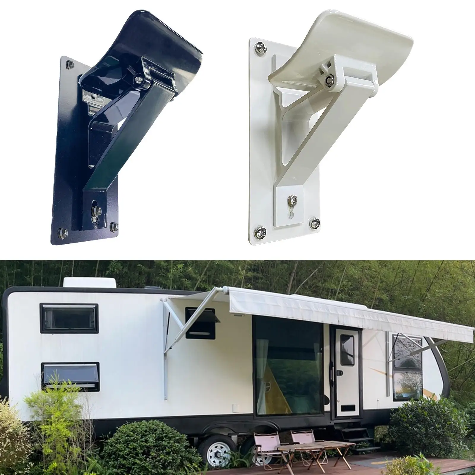 

RV Awning Roller Cradle Support Universal Stable Structure Replace Part RV Awning Accessory Center Awning Roller Cradle Bracket