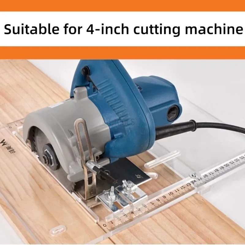 Guided Edge Trimming Positioning Board Handheld Saw Base Plate Mountain Leaning Marble Machine Acrylic Assisted Ruler Machine