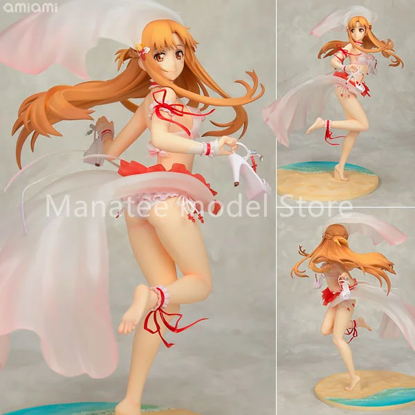 

KADOKAWA Original Asuna Midsummer Shining Bride Ver. 1/7 PVC Action Figure Anime Model Toys Collection Doll Gift