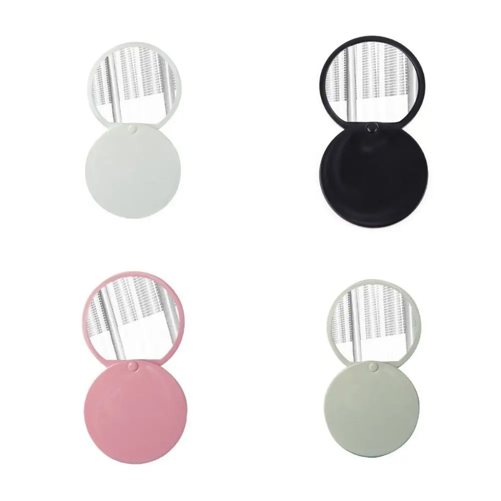 Creative Circular Make-Up Mirror Cute Rotating Small Mirror Single Sided Folding Handheld Cosmetic Mirror Women