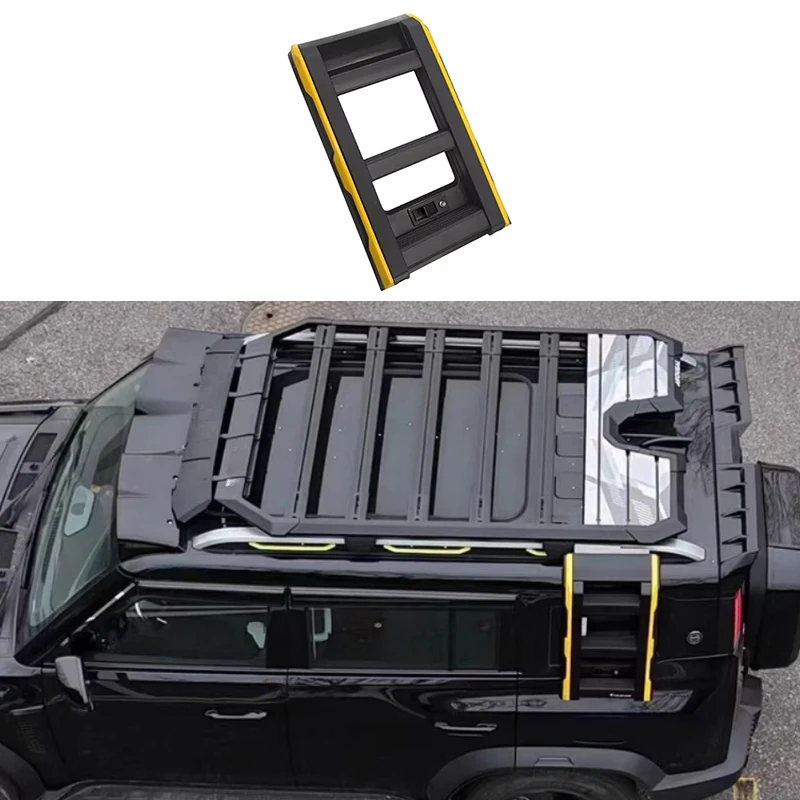 Car Side Climbing Ladder Fit for JETOUR Traveler T2 2023-2024 Low Wind Resistance Side Climbing Ladder Car Exterior Accessories