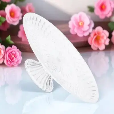 1pc Acrylic Fruit Tray Detachable Lightweight Clear Display Stand For Desserts Cupcakes Cakes Fruits Snacks Party Wedding