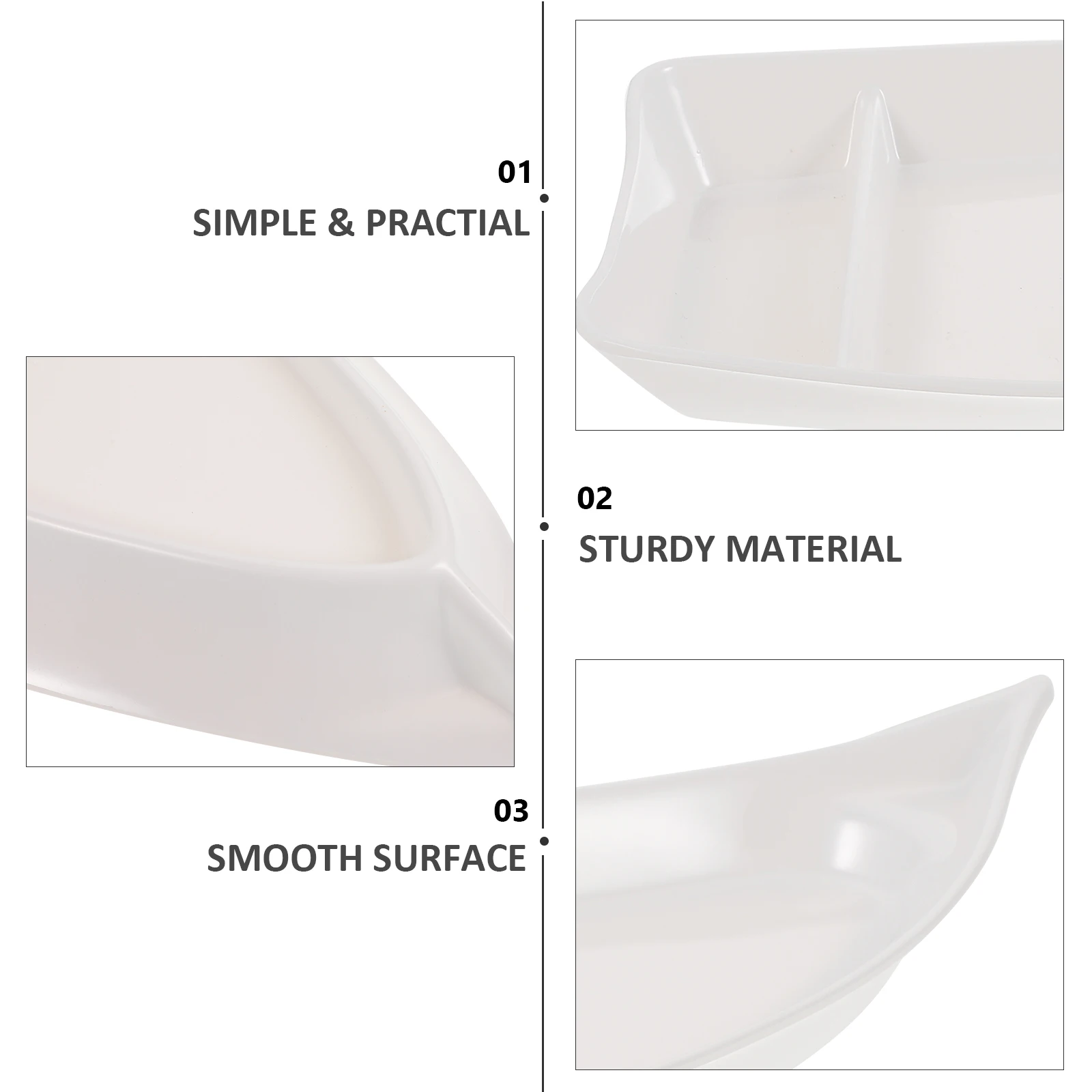 

1pc Sashimi Boat Plate Boat Shaped Display Tray For Sushi Serving Japanese Style Tableware Fruit Tray Decorative Dinnerware