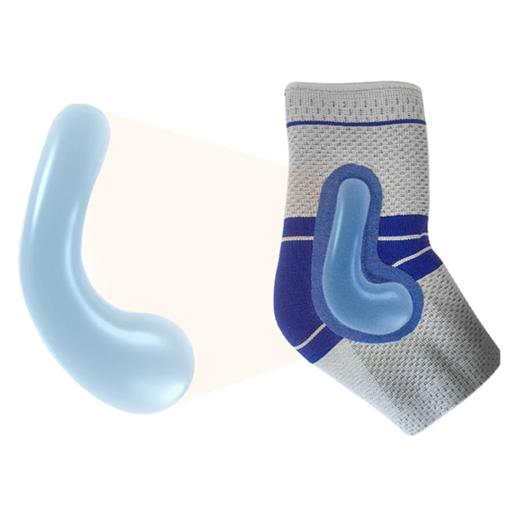 

1 Pc Sports Ankle Support Knitting Nylon Anti-slip Silicone Comfortable Fitness Ankle Brace Ankle Sprain Supplies for Outdoor Ex