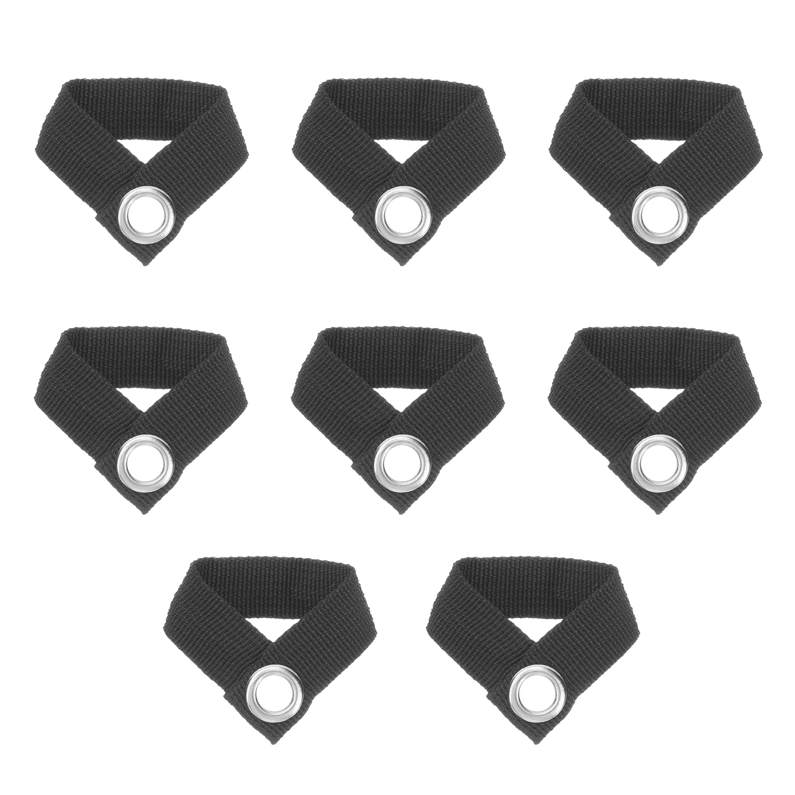 

8pcs High-Grade Tent Awning Rod Fixators Grey Durable Outdoor Camping Fixing Buckles Portable Canopy Pole Connectors Versatile