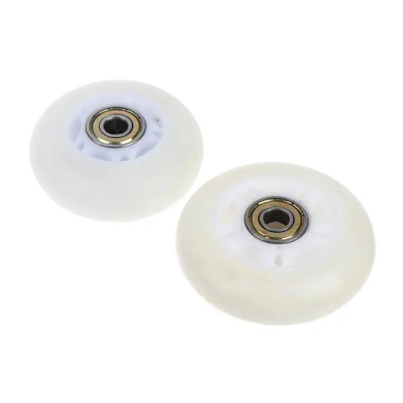 64/70/72MM Outdoor Inline Hockey Skate Wheels High Elasticity With Bearing Wheels For Skates Roller Skates Luggage