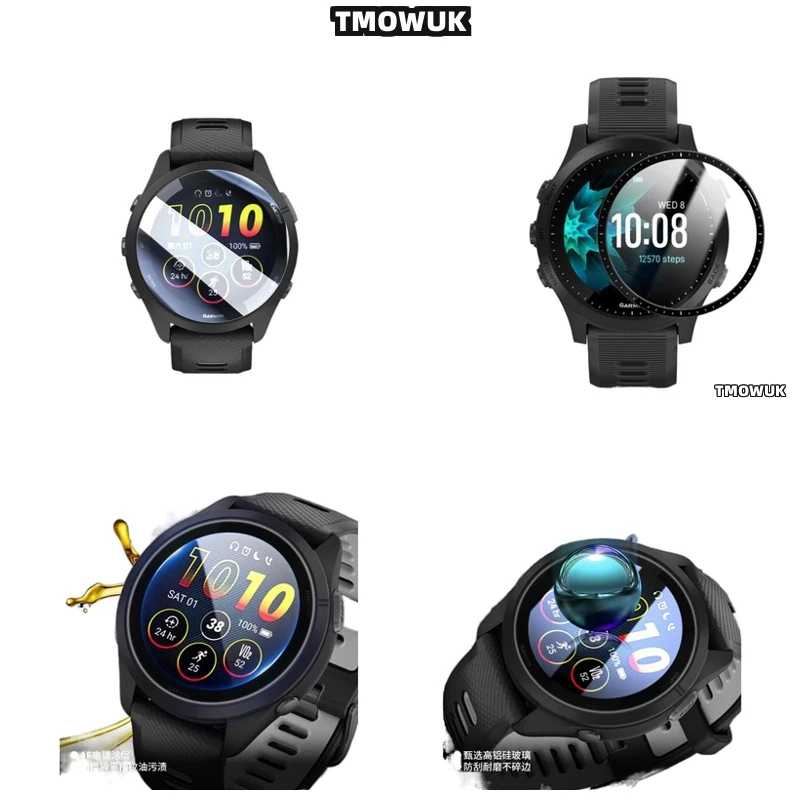

For Garmin Forerunner 158 165 245 255 255s 265 265s Ergonomic Design Film.