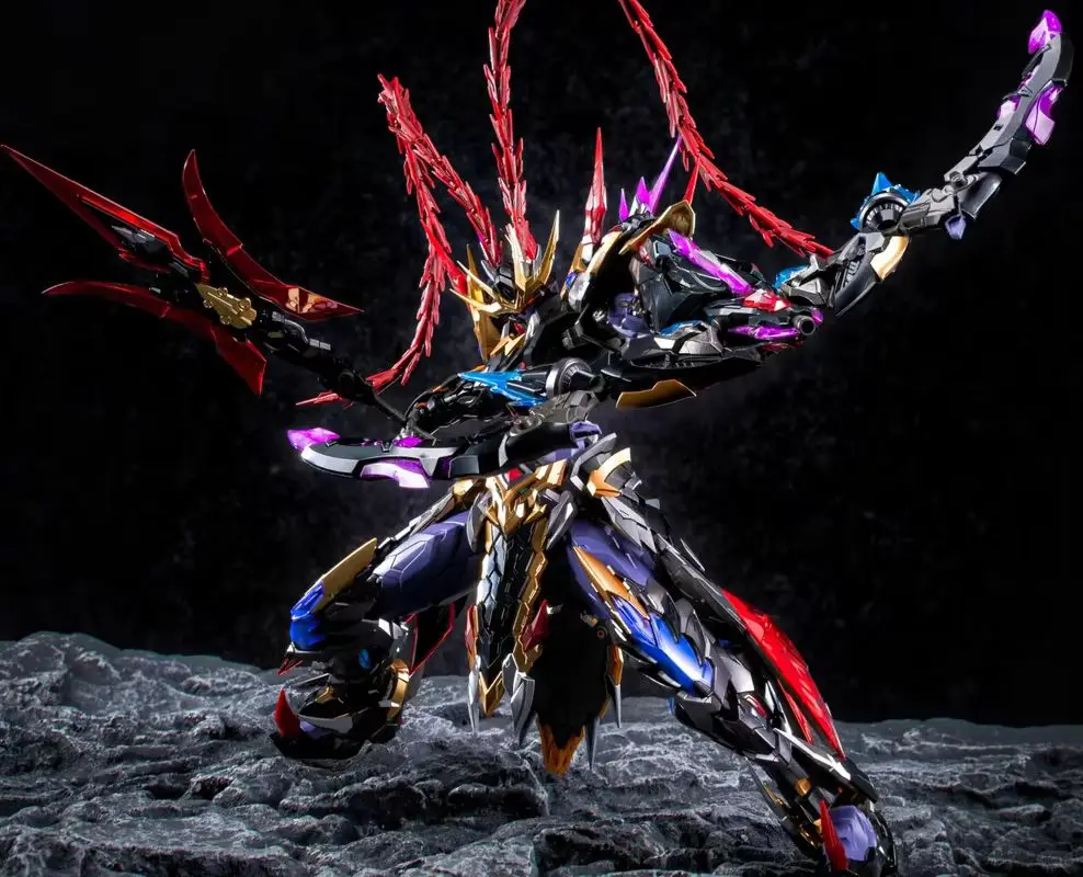 In Stock Motor Nuclear Mnp-Xh15 Lu Bu Assembly Model, Alloy Frame Anime Mecha Action Figure, Desktop Collectible Hobby Toy Gift