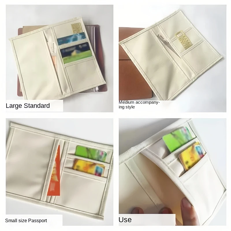 2Pcs Oxford Traveler Notebook Portable Standard/pocket/passport Pocket Storage Pouch 3 Size Receive Pocket Spiral Cowhide Diary
