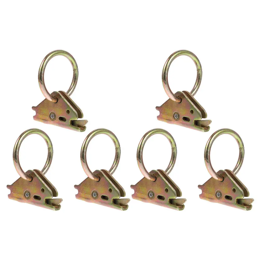 

6Pcs Robust Cargo Anchor for Truck Bed Tie Down Anchors Heavy Duty O Ring Fixings Trailer Transport Accessories