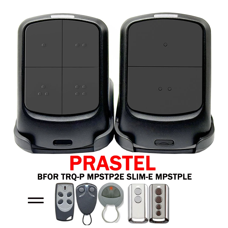 PRASTEL MPSTP2E BFOR TRQ-P SLIM-E MPSTPLE 433MHz Garage Door Remote Control 433.92MHz Rolling Code Transmitter