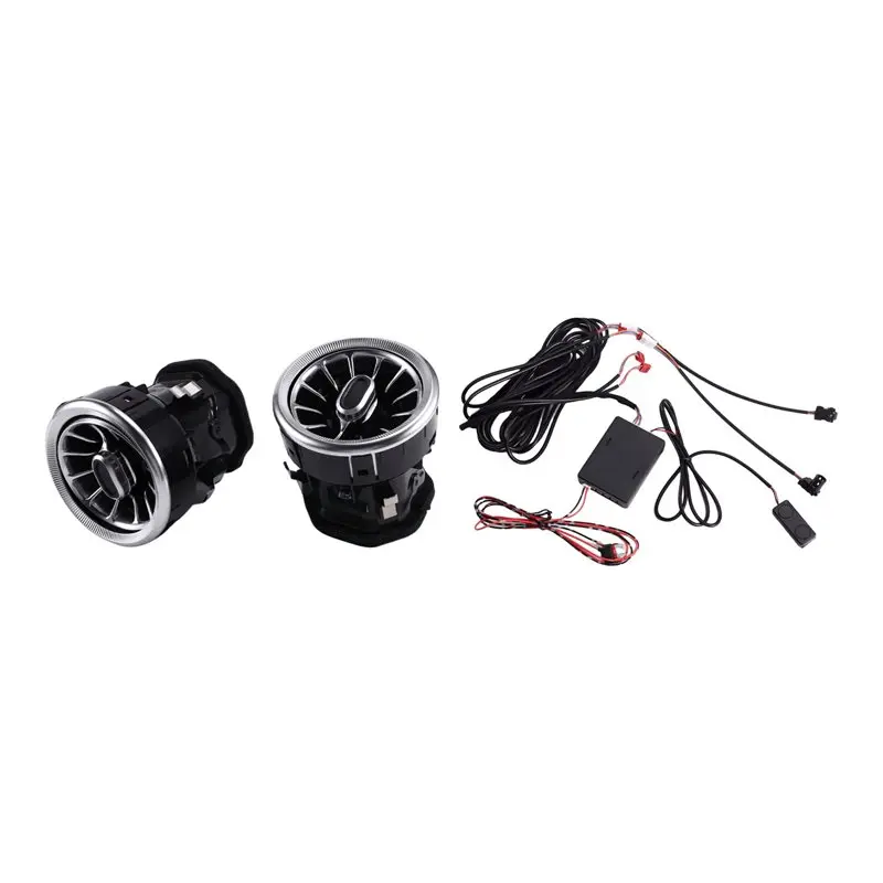 AS57-For Mazda 3 2011-2015 Car LED Multi-Color Ambient Light Front Dashboard AC Air Condition Vent Outlet Replacement Part