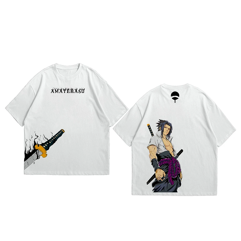 

Naruto Japanese Anime Men's T-shirt Pain Summer Cotton Men's And Women's Clothing Y2k Harajuku Oversize Short Sleeves