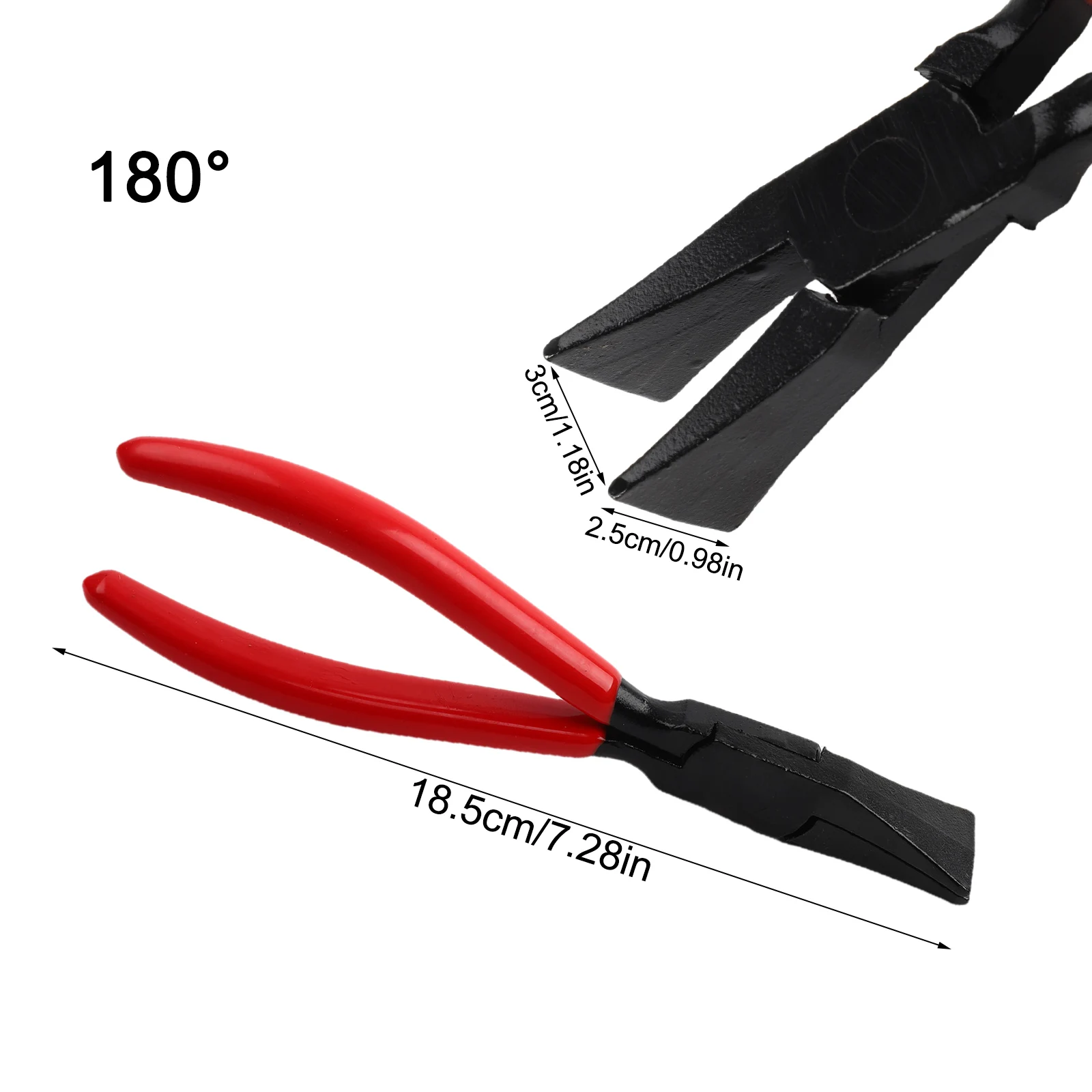 

Набор гибочных клещей из высокоуглеродистой стали 180 мм с нескользящей рукояткой для гибки листового металла и железа, прямые, 45 градусов ° 90 ° Челюсть