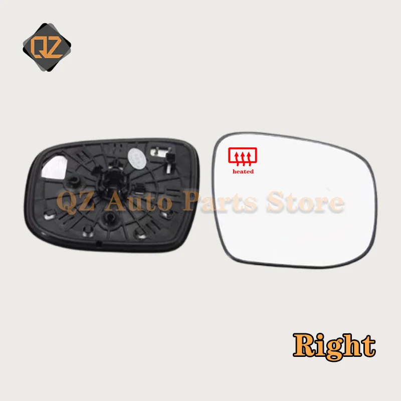 لهوندا جاز 2021-2024 اكسسوارات السيارات الباب الخارجي مرآة الرؤية الخلفية الجانبية عدسات زجاجية عاكسة مع ساخنة