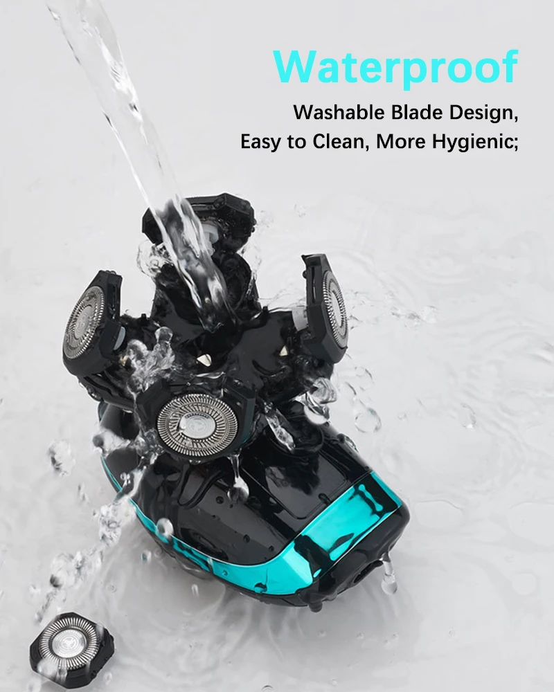 Electric Shaver 5 In 1 For Men Beard And Nose Trimmer Floating Head_voghion.com