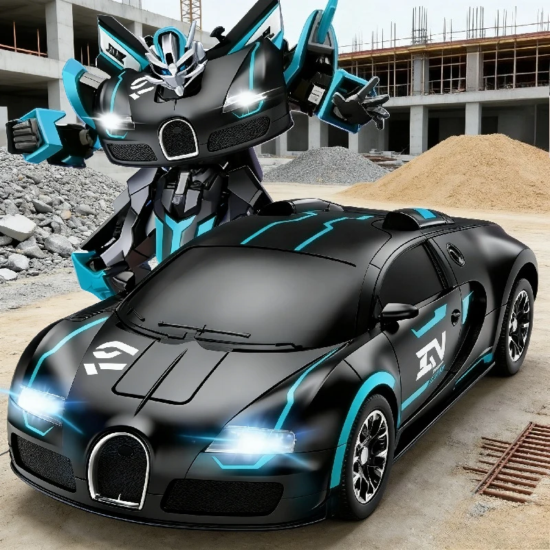 X-Bot Transform RC Racer – Robot Eléctrico Recargable |   Coche de juguete para niños (3-6/8 años, unisex)