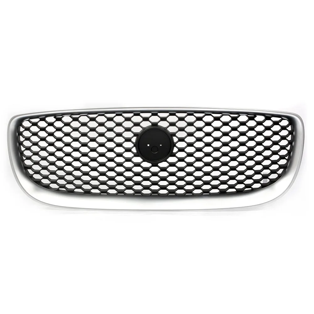 Car Front Bumper Center Racing Grill Grille Accessories For Jaguar XE 2015 2016 2017 2018