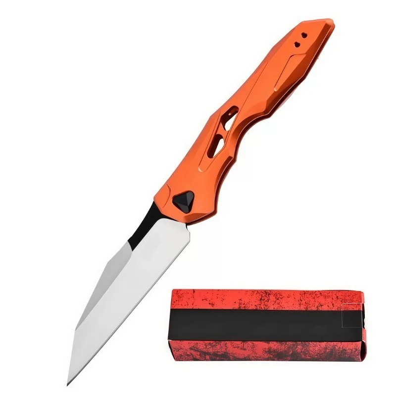

New Product 7650 High-hardness 8CR13MOV Aluminum Alloy Handle Folding Knife Portable Outdoor Camping Fruit Knife EDC Tools