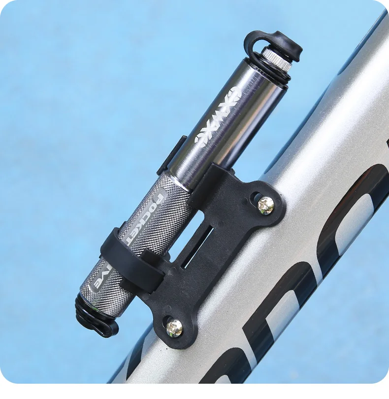 CXWXC Mini-Fahrradpumpe, max. 160 psi, tragbar, Schrader, Presta-Ventil, Luftpumpe, Aluminiumlegierung, Radfahren, versteckter Schlauch, Reifen, Handluftpumpe – Detail 23