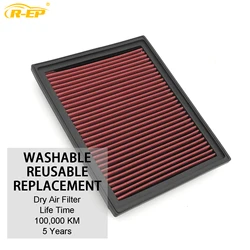 Car High Flow Performance Air Filter Cold Air Intake Filter for Great Wall Havel H6 1.5T 2.0T Washable Reusable