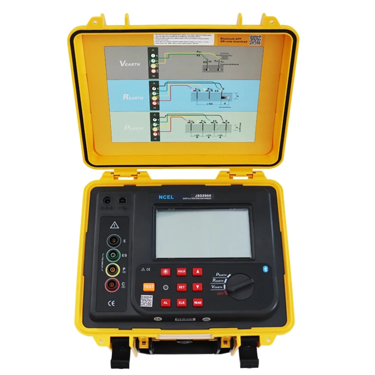 JSDZ905  Earth Resistance Meter Grounding  Soil Resistivity Tester