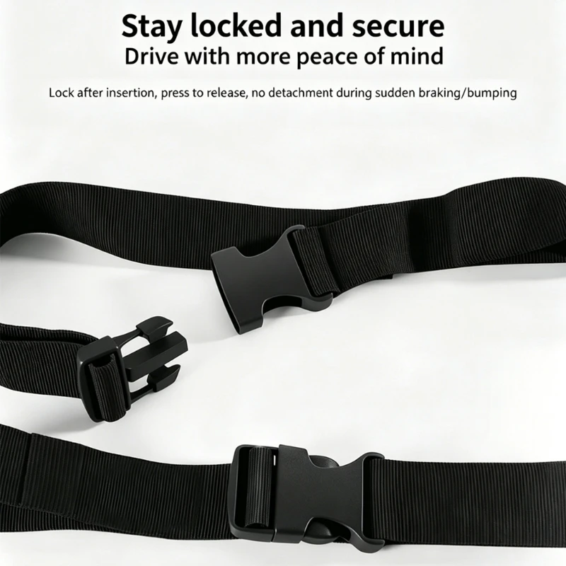 XA6H Auto Drying Rope Black Polyester Easy Buckle Heavy Duty 20Kg Capacity Anti Slip Surfaces For Hanging Suits In Car