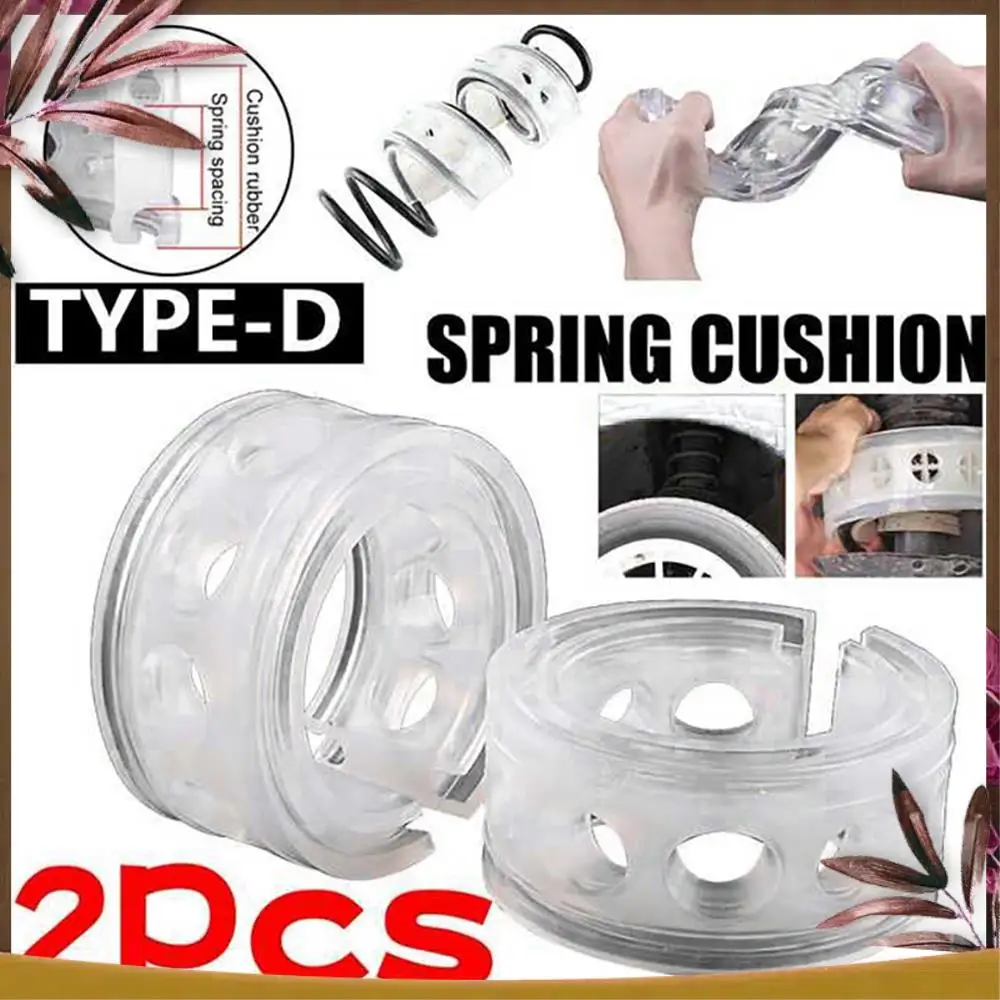 AB59-2Pcs سيارة امتصاص الصدمات الربيع الوفير الطاقة السيارات العازلات وسادة الربيع تعليق المطاط عازلة لجميع السيارات