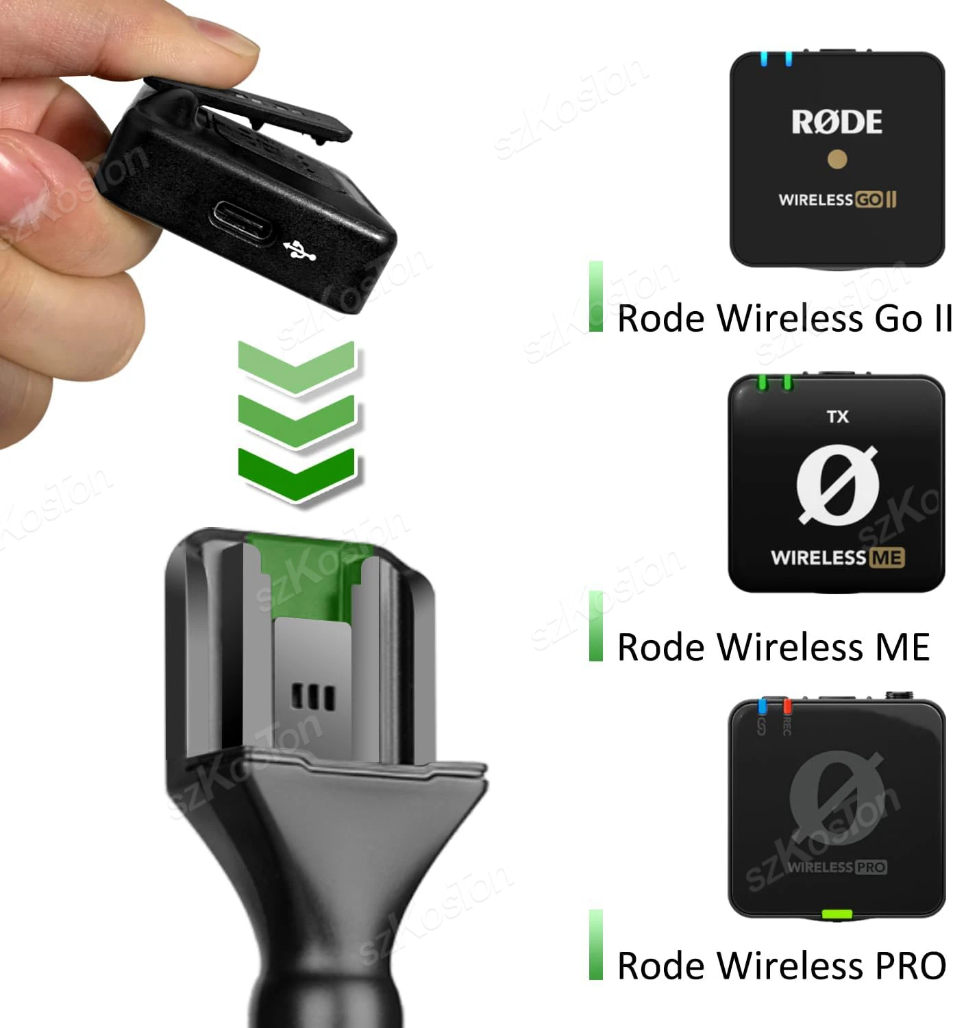 For DJI Rode Wireless GO Mic Wireless Lavalier Microphone Handle Fur Windscreen Stand Adapter for YouTube TikTok Live Streaming