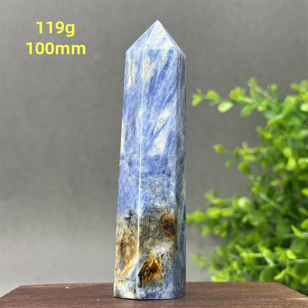 Natural Kyanite Obelisk Aura Beauty Gemstone Crystal Wand Reiki Healing Witchcraft Meditation Home Decor Feng Shui Gift