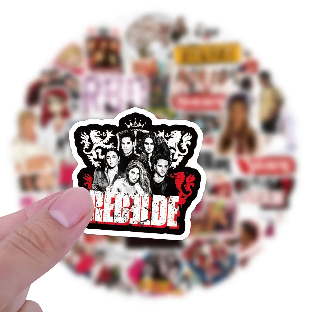 50/110PCS Music Group Stickers Rebelde Decals Scrapbook Luggage Laptop Guitar Bike Skateboard Singer Sticker Fans Gift Toy