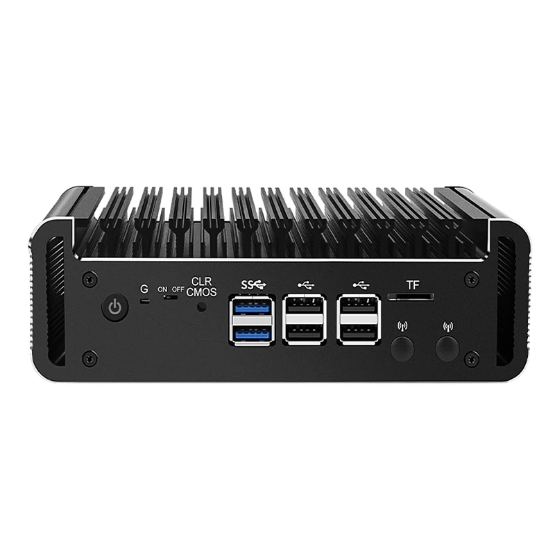 4xi226-V 2.5G 12th Gen Intel Firewall Mini PC Alder Lake i3 N305 8 Core N200 N100 DDR5 4800MHz Fanless Soft Router Proxmox Host